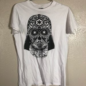 Star Wars Day of the Dead Style Darth Vader Tee